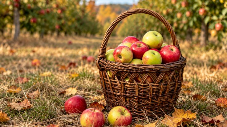 apple picking